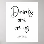 スクリプエレガントト |パーティーバー標識 ポスター (正面)