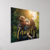 スクリプエレガントト「ファミリ」オーバーレイ 箔ポスター (レイダウン)