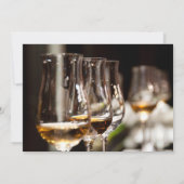 スクリプエレガントト、フォトストックバーカップルのシャワー 招待状 (裏面)