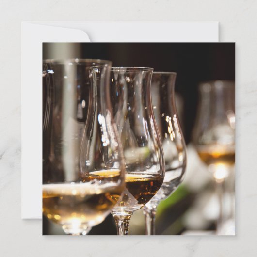 スクリプエレガントト、フォトストックバーカップルのシャワー 招待状 (裏面)