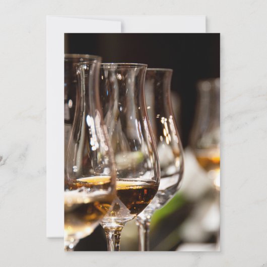 スクリプエレガントト、フォトストックバーカップルのシャワー 招待状 (裏面)