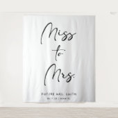 スクリプエレガントト |ブライダルシャワー背景 タペストリー (正面)