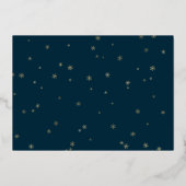 スクリプエレガントト「メリークリスマス」 2 Photo Gold Foil 箔シーズンカード (裏面)