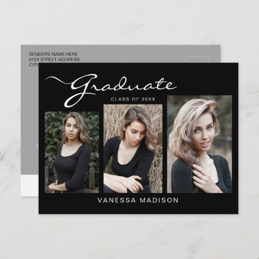 スクリプエレガントト |写真グラフの発表 ポストカード (正面/裏面)