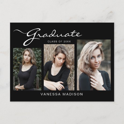 スクリプエレガントト |写真グラフの発表 ポストカード (正面)