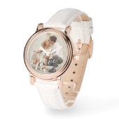 スクリプエレガントト「愛」の写真カスタム画像 腕時計 (傾斜)