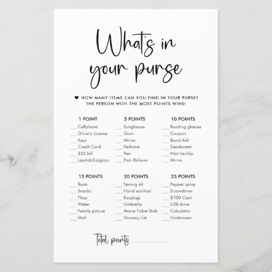 スクリプエレガントト |財布のゲームの内容 (正面)