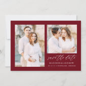 スクリプエレガントトBurgundy 2の写真 セーブザデート (正面)