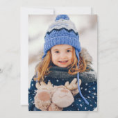 スクリプエレガントトMerry Christmas Mistletoe写真 シーズンカード (裏面)