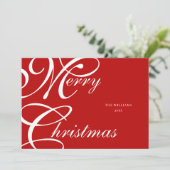 スクリプエレガントトMerry Christmas Non Photo シーズンカード (スタンド正面)
