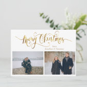 スクリプエレガントトMerry Christmas Photo シーズンカード (スタンド正面)