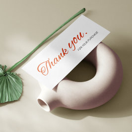 スクリプエレガントトThank You For Order Smallブランディング