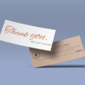 スクリプエレガントトThank You For Order Smallブランディング