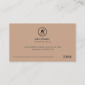 スクリプエレガントトThank You For Order Smallブランディング 名刺 (裏面)