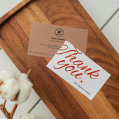 スクリプエレガントトThank You For Order Smallブランディング 名刺