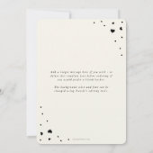 スクリプエレガントトValentine's Dayフラットフォトカード シーズンカード (裏面)