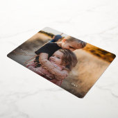 スクリプエレガントトValentines Day Foilフォトカード 箔シーズンカード (回転した状態)