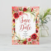 スクリプエレガントムクリムレッドローズ結婚ズ セーブザデート (スタンド正面)