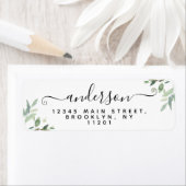 スクリプエレガントモダント黒姓の緑 ラベル (インサイチュ)