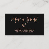 スクリプカジュアルトとハート | フェイクバラ金ゴールドとブラック 紹介カード (正面)