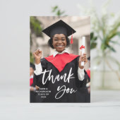 スクリプカジュアルトと写真 |卒業 サンキューカード (スタンド正面)