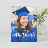 スクリプカジュアルトと卒業写真 サンキューカード (スタンド正面)