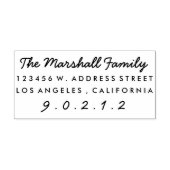 スクリプカジュアルトカスタム差出人住所 ラバースタンプ (インプリント)