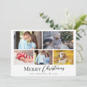 スクリプカジュアルト写真数々のメリークリスマス シーズンカード (スタンド正面)