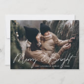 スクリプカジュアルト赤メリーと明るい写真 シーズンカード (正面)