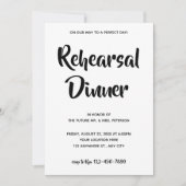 スクリプカジュアルト|リハーサルディナー招待状 招待状 (正面)