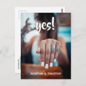 スクリプカジュアルトYes!婚約発表 ポストカード (正面/裏面)