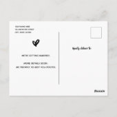 スクリプカジュアルトYes!婚約発表 ポストカード (裏面)