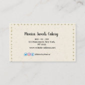 スクリプカスタムトのロゴベーカリー事業ロイヤリティカード 名刺 (裏面)