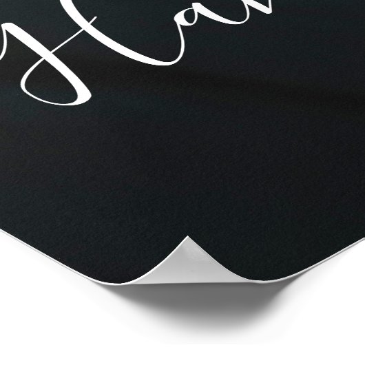 スクリプカスタムト付きフォトポスタお洒落ー ポスター (角)