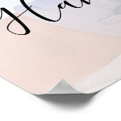 スクリプカスタムト付きフォトポスタお洒落ー ポスター (角)