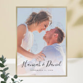 スクリプカスタムト付きフォトポスタお洒落ー ポスター