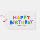 スクリプカラフルトハッピーバースデー ギフトタグ (裏面横)