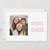 スクリプカラフルト2枚の写真メリークリスマス シーズンカード (裏面)