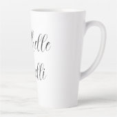 スクリプクラシカルト名をプレーンに追加 カフェラテマグ (右)