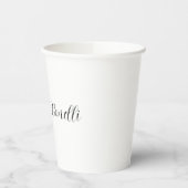 スクリプクラシカルト名をプレーンに追加 紙コップ (左)