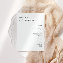 スクリプコンテンポラリートモダンのディナーメニュー