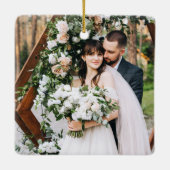 スクリプスタイリッシュトとメリーの結婚緑 セラミックオーナメント (裏面)