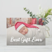 スクリプスタイリッシュトのクリスマス休暇誕生発表 案内状 (スタンド正面)