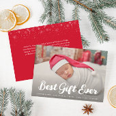 スクリプスタイリッシュトのクリスマス休暇誕生発表 案内状