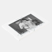 スクリプスタイリッシュトシルバーホワイトと白黒写真 ゲストブック (コーナー)