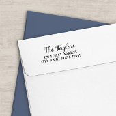 スクリプスタイリッシュトファミリ名差出人住所 セルフインキングスタンプ