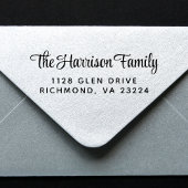 スクリプスタイリッシュトファミリ差出人住所 セルフインキングスタンプ