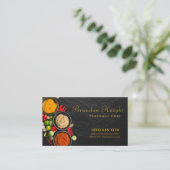 スクリプスタイリッシュトフードスパイスパーソナルシェフケータリング 名刺 (スタンド正面)