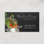 スクリプスタイリッシュトフードパンパーソナルシェフケータリング 名刺 (正面)