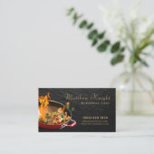 スクリプスタイリッシュトフードパンパーソナルシェフケータリング 名刺 (スタンド正面)